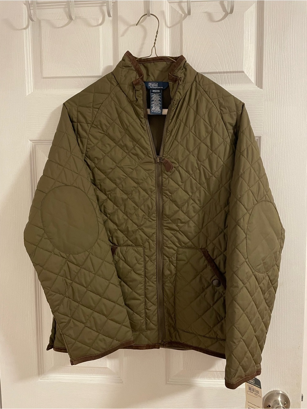 Polo Ralph Lauren Boys Diamond Quilted Barn Field Jacket M 12/14 NWT